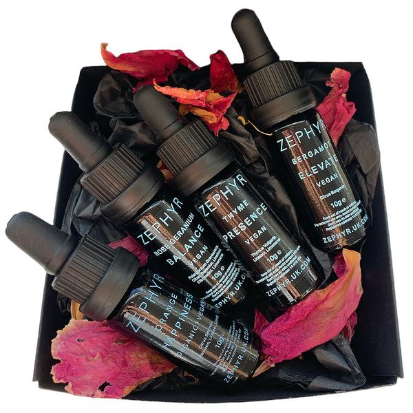 ZEPHYR Essential Oils Gift Set (4 Bottles)